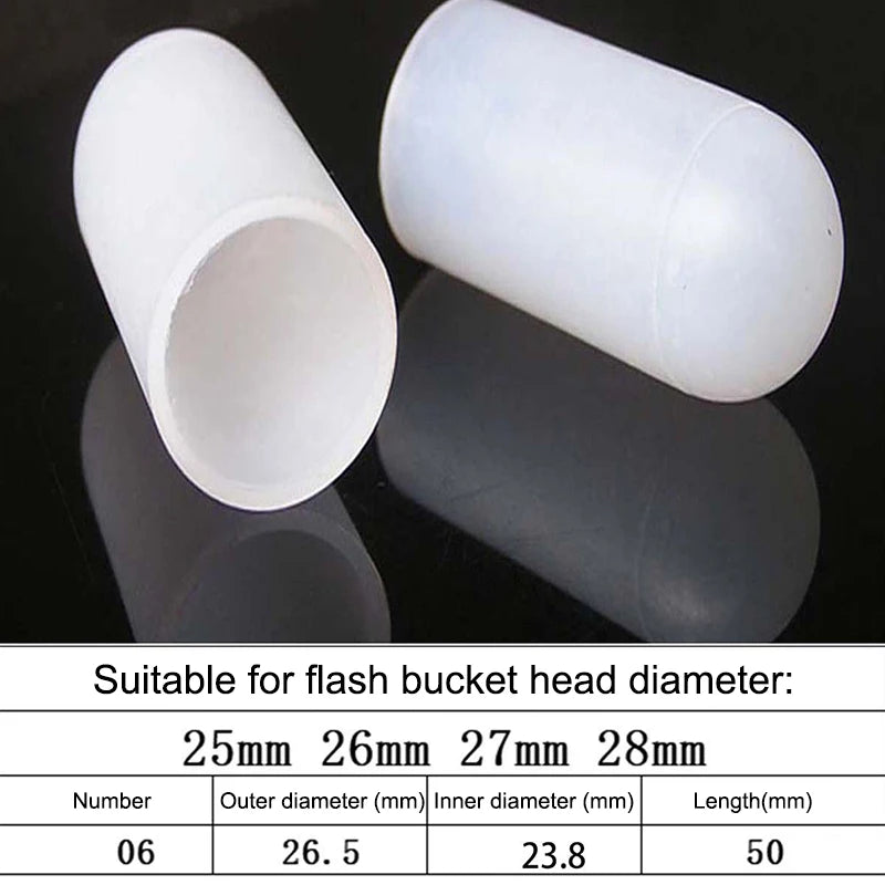 2Pcs Silicone Elastic Flashlight Lampshade For SP31 SP35 IF22A C8G IF25A SP36 S2 C8 EA01 TS21 Q8 14-75MM Torch Peaceful Pleasures Health and Wellness 24 28mm