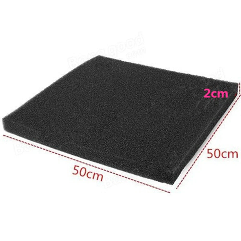 Aquarium Biochemical Filter Sponge 50x50cm – 15/30/40PPI Foam
