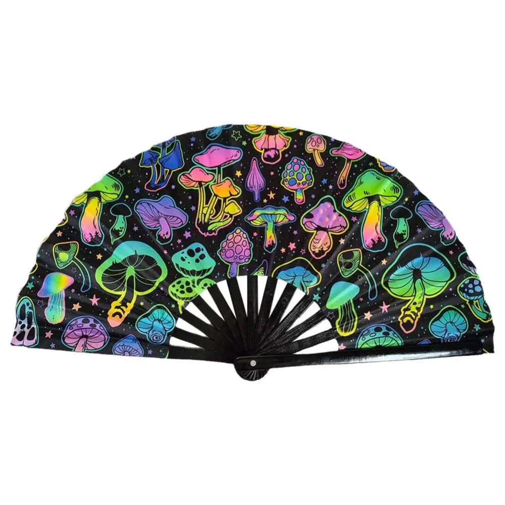 Bamboo Silk Cat Pattern Folding Fan – Decor & Gift