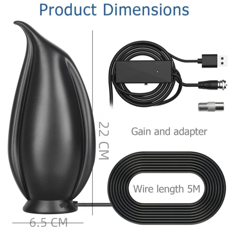 HD Digital TV Antenna Indoor & Outdoor DVB-T2 HDTV