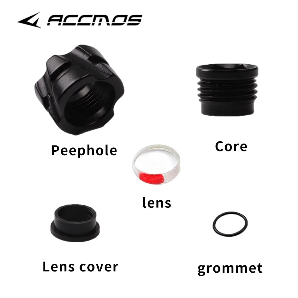 37 45 Degree Peep Sight Hole Aperture Inner Core Clarifier Lens 4X 6X