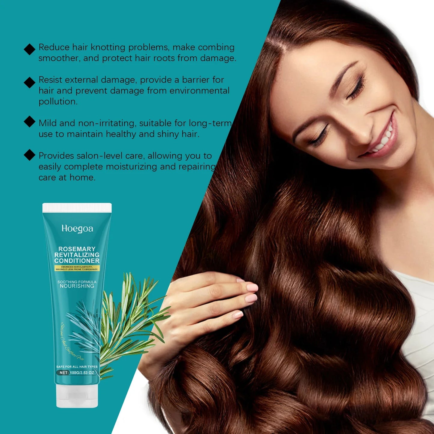 Hoegoa Rosemary Hair Mask – Deep Repair & Smoothing Cream