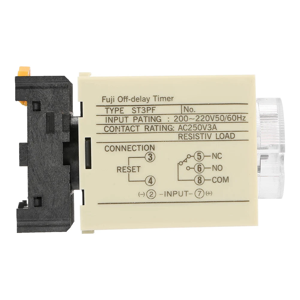 Delay Timer Relay Time Relay Mutiple Use High Precision for Remote Control Communication for Automatic Control Mechatronics Peaceful Pleasures Health and Wellness