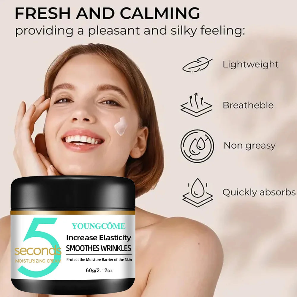 "Anti-Wrinkle Magic Cream – Retinol & Collagen Infused, 5S Fast Absorbing for Plumper Skin, Fine Lines Reduction 30G/60G" Peaceful Pleasures Health and Wellness