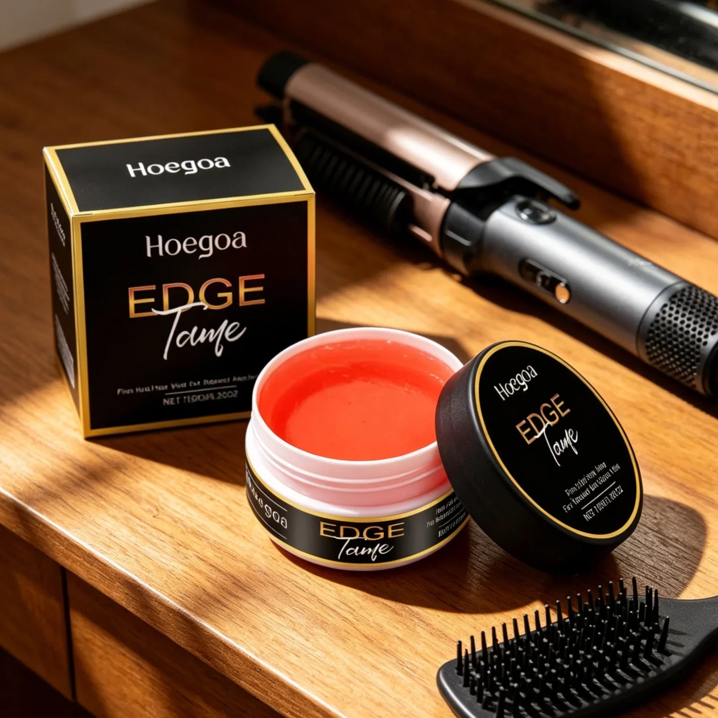 Hoegoa Firm Hold Styling Gel – Edge Control & Frizz Smoother