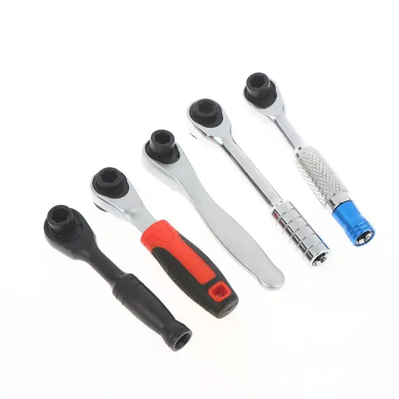 72-Tooth Mini Ratchet Wrench 1/4 Inch Reversible Magnetic Tool
