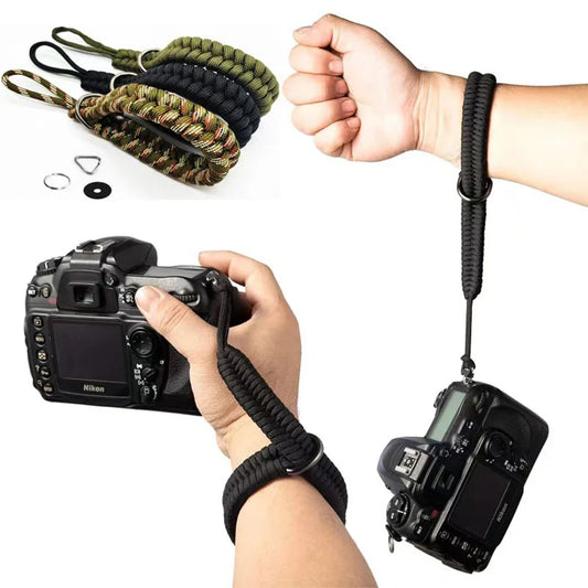 Adjustable Paracord Camera Wrist Strap for DSLR & Phone Camera Wrist Strap Oasis Select
