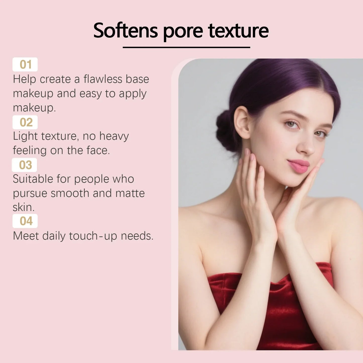 Pore-Invisible Primer Cream – Smooths, Hydrates & Corrects Tone