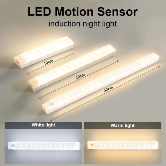 LED Cabinet Lights Magnetic USB Rechargeable PIR Motion Sensor LED Cabinet Light Peaceful Pleasures Health and Wellness