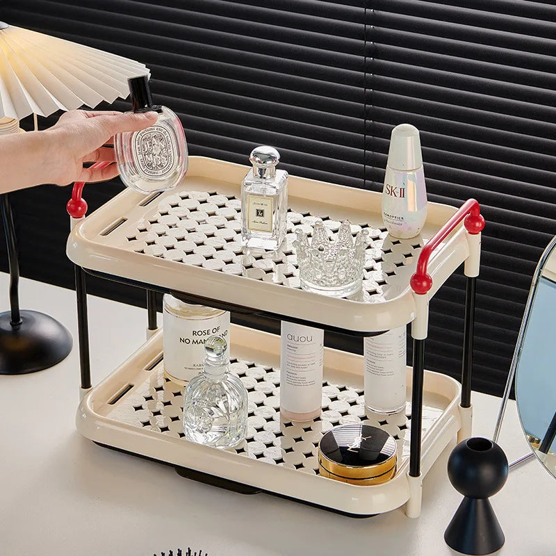 Cup Holder Organizer Desktop Water Cup Storage Rack Cream Style Kitchen Shelf Peaceful Pleasures Health and Wellness