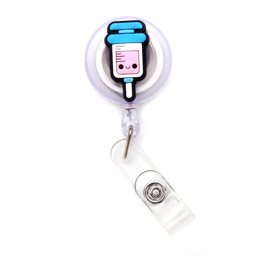 Clips Nurse Doctor Students Card Name Card Holder Nurse Badge Holder Retractable Badge Reel ID Card Clips Hospital Badge Holder Peaceful Pleasures Health and Wellness 16