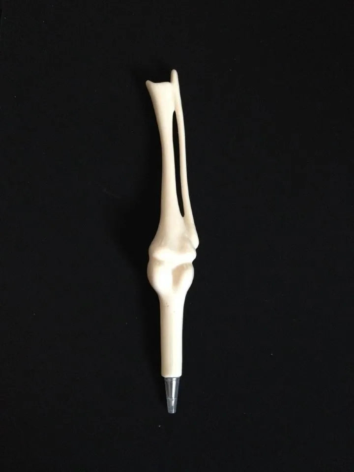Bone Ballpoint Pen, Novelty Skeleton Ballpoint Pens, Beige Bone Shape Pens for School Office Halloween Birthday Party Peaceful Pleasures Health and Wellness black E