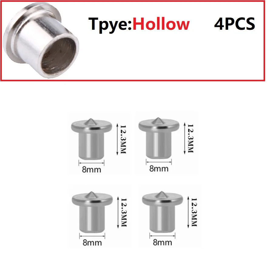 4-Piece Dowel Centre Point Pin Set 6/8/10/12mm Wood Marker