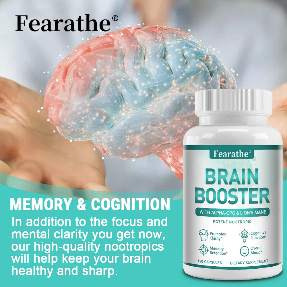 Lion's Mane Mushroom - Enhance Brain Function, Improve Memory & Cognition, Improve Mood, and Sleep Health - 120 Capsules Peaceful Pleasures Health and Wellness