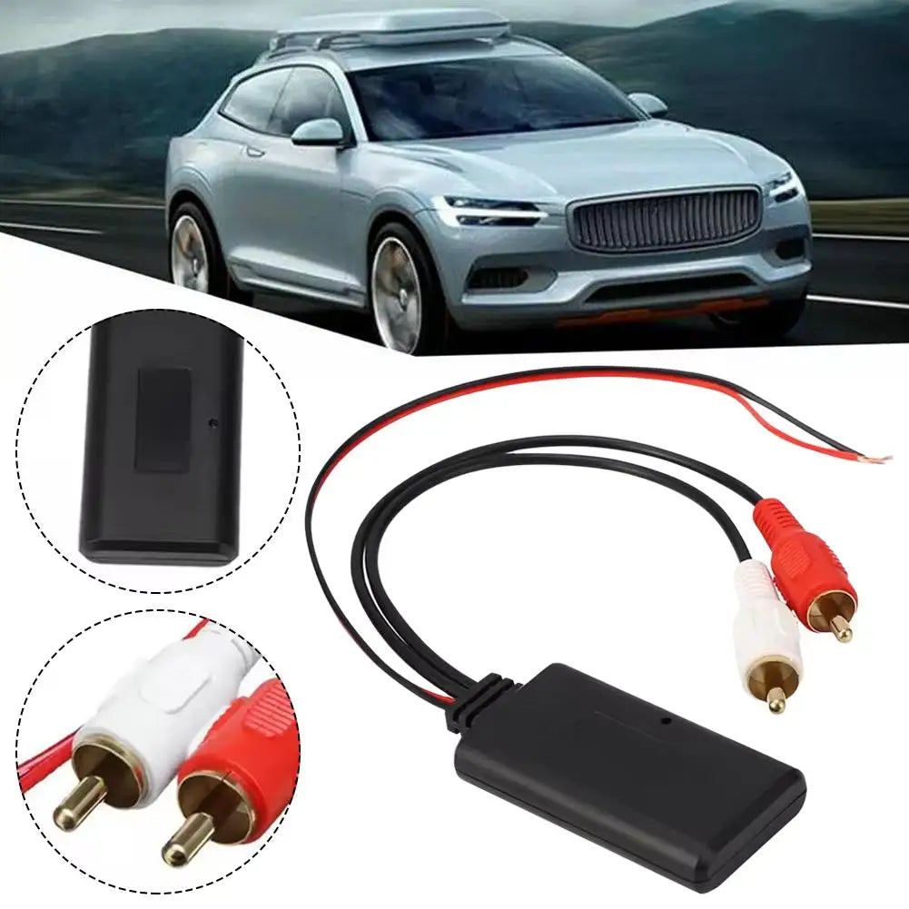 Car Bluetooth 5.0 Audio Adapter – 2RCA Wireless Music Module