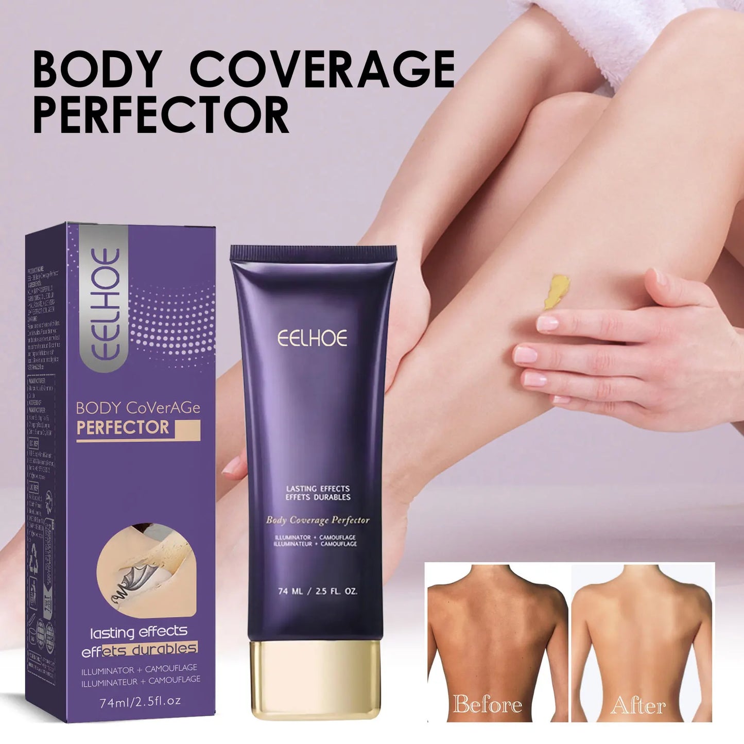 EELHOE Body Concealer Cream – Tattoo, Scar & Birthmark Cover