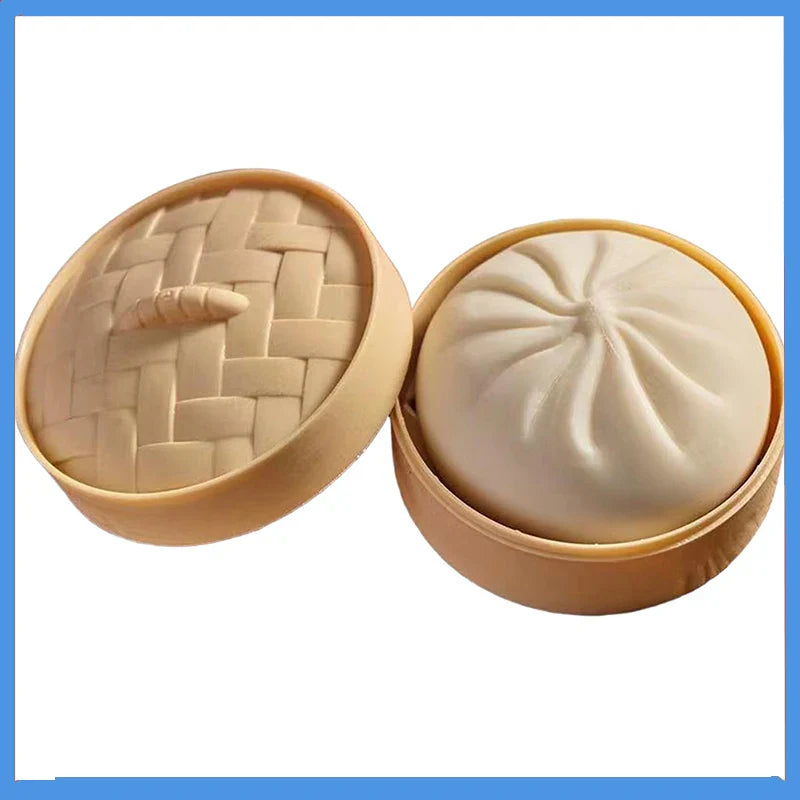 Dumpling Squishy Stress Ball – Bun Fidget Sensory Squeeze Toy