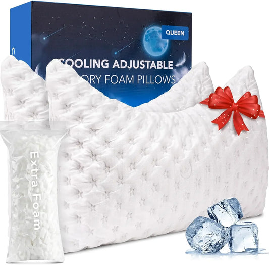 Cooling Curved Pillow for Neck & Shoulder Pain – Set of 2 Peaceful Pleasures Health and Wellness United States