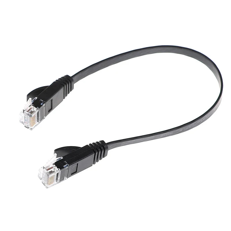 Cat6 RJ45 Slim Patch Cord 30cm – 1Gbps Ethernet Cable