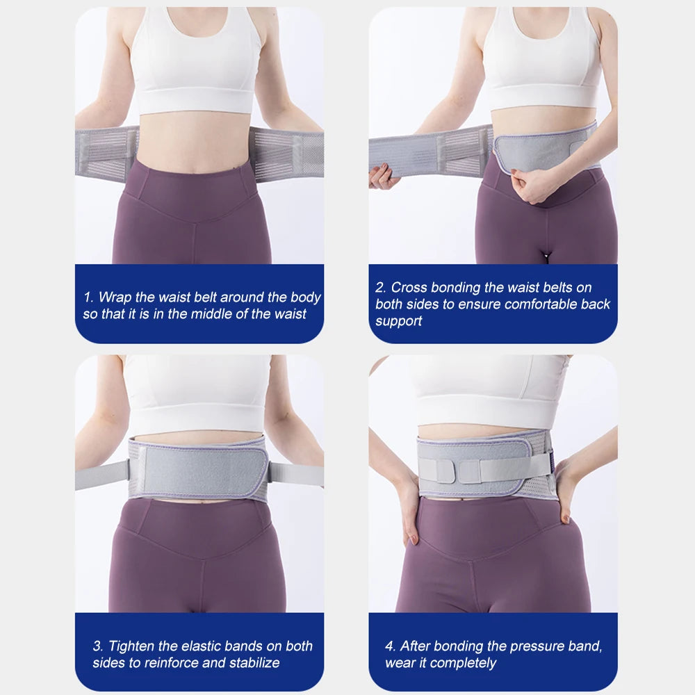 WEFITON Back Brace for Lower Back Pain | Breathable, Unisex Back Support Brace Peaceful Pleasures Health and Wellness