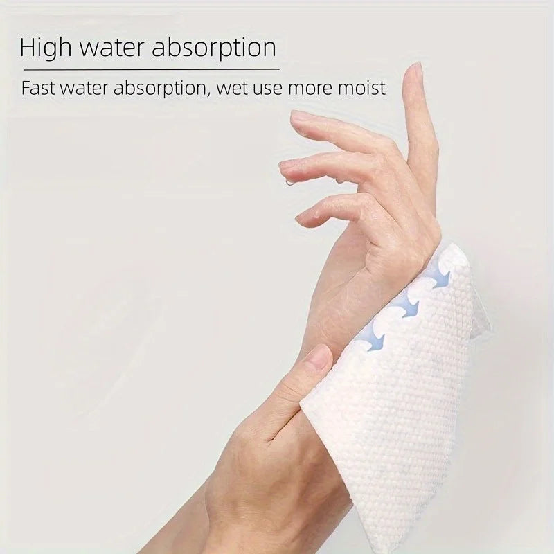 Disposable Face Towels | Dry & Wet Pearl Pattern Skin-Friendly