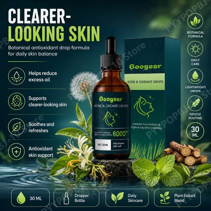 Organic Clarifying Drops – Dandelion, Licorice & Mint | 30ml
