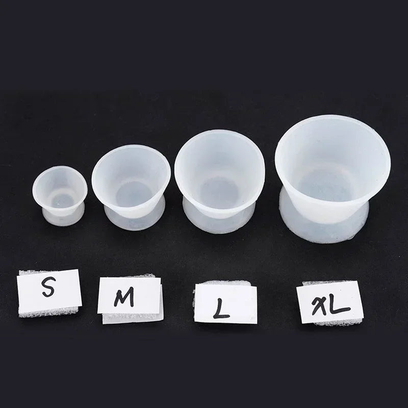4pcs Dental Materials Silicone Mixing Bowl Use Dappen Dishes Teeth Whitening Laboratory Tools Odontologia Dentistry Peaceful Pleasures Health and Wellness