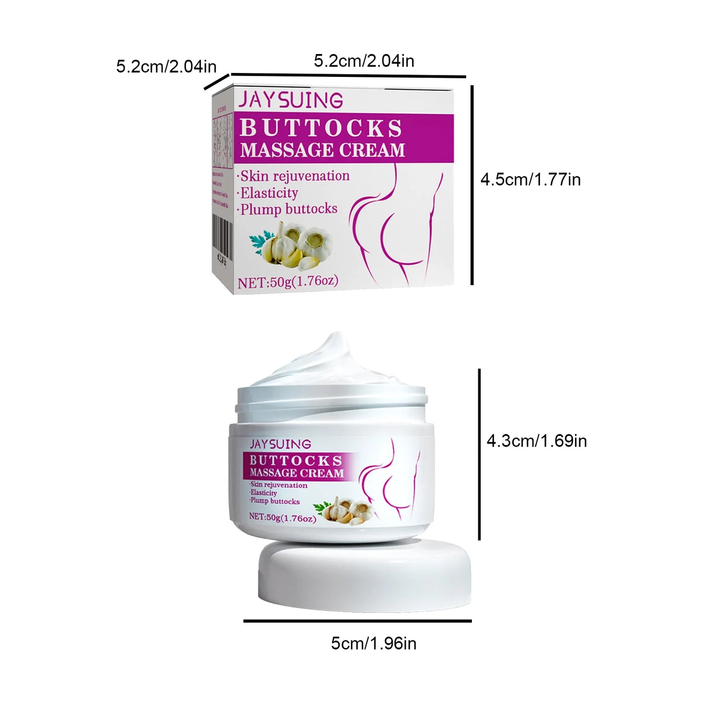 Jaysuing Hip Firming & Lifting Cream – Body Moisturizer 50g