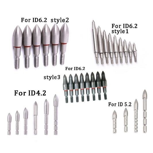 ID 4 2 5 6 Arrow Shaft Arrowhead Target Point Tip Hunting Shooting Peaceful Pleasures Health and Wellness style1-ID6.2-125gr