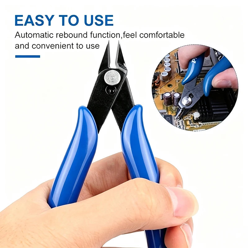 Diagonal Pliers Carbon Steel Electrical Wire Cable Cutters Cutting