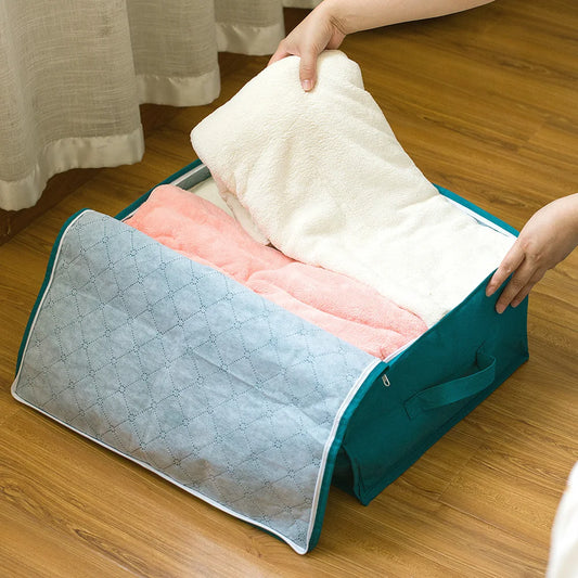 1/2/3PCS Household Storage Bag, Cotton Quilt Organizer, Portable Moving Bag, Thickened And Foldable Clothing Storage Bag Peaceful Pleasures Health and Wellness