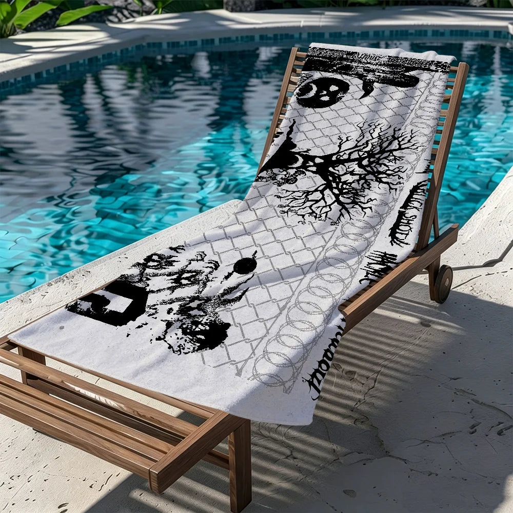 S-Sematary Haunted Mound Harold Quick-Dry Beach Towel Quick-Dry Beach Towel Peaceful Pleasures Health and Wellness