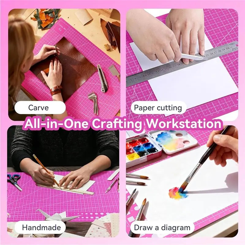 A36T-For Rotary Cutting Mat 3 Pcs Self Healing, Double-Sided Non-Slip For Rotary Cutting Board, Sewing, Quilting, Crafting Peaceful Pleasures Health and Wellness