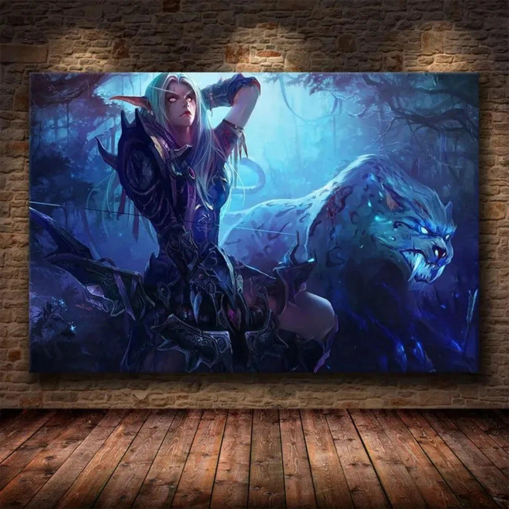 World of Warcraft HD Canvas Wall Art Poster | Unframed Print