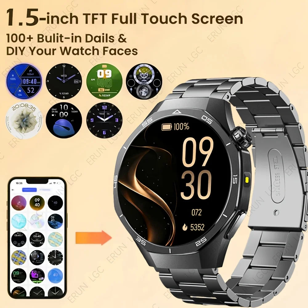 ERUN Smart Watch – Calls, Sports Modes & Remote Camera Control