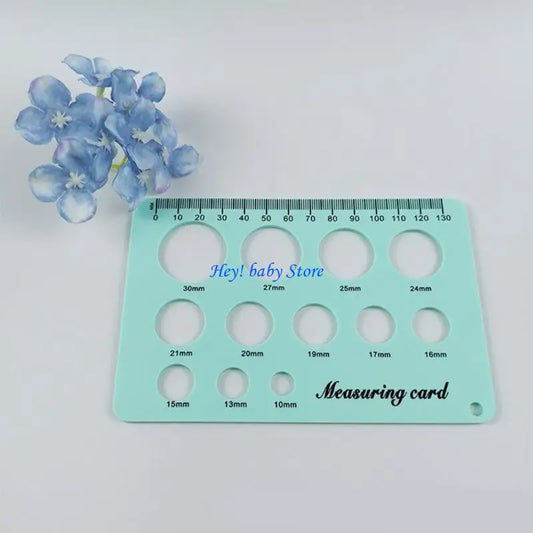 Silicone Breast Flange Sizing Tool | Nipple Ruler Measuring Card