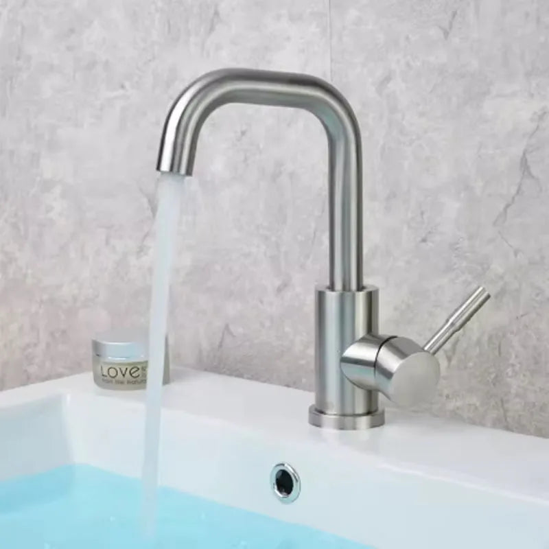 Black Nickel Basin Faucet | Single Handle 360° Swivel Mixer Tap