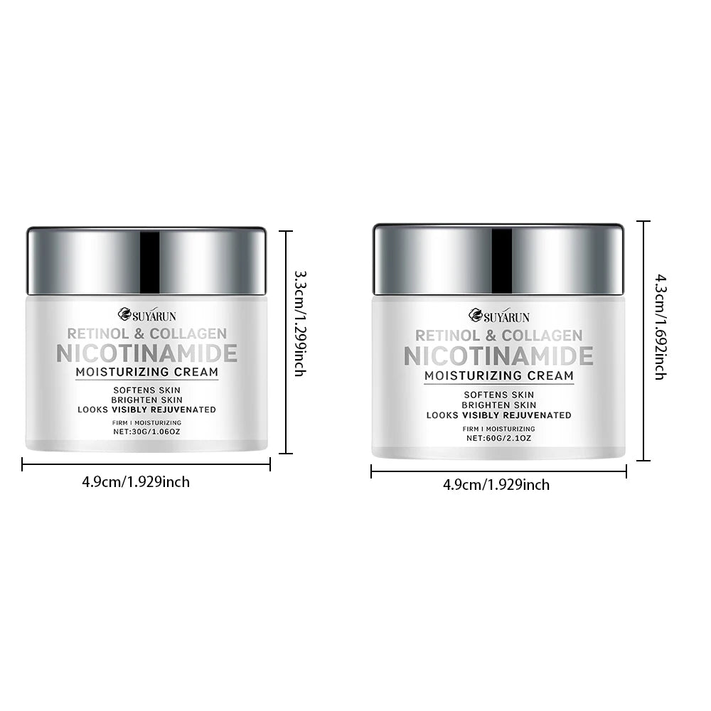 SUYARUN Retinol Collagen Anti-Aging Face Cream - Wrinkle Reduction & Firming Moisturizer with Hyaluronic Acid. Peaceful Pleasures Health and Wellness
