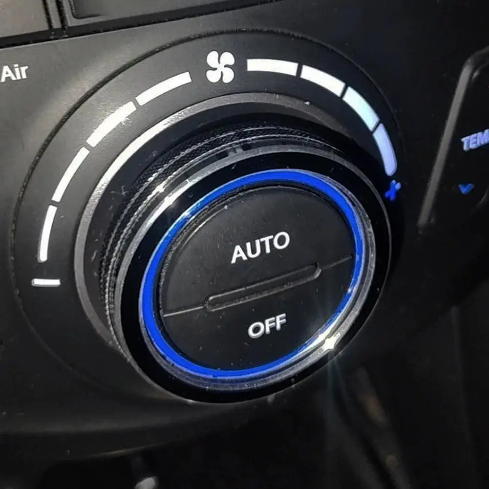 For 2013-2017 Hyundai Ix45 Models Automotive Air Conditioning Knob Ring Control Trim Cover Automotive Interior Trim Accessory Peaceful Pleasures Health and Wellness