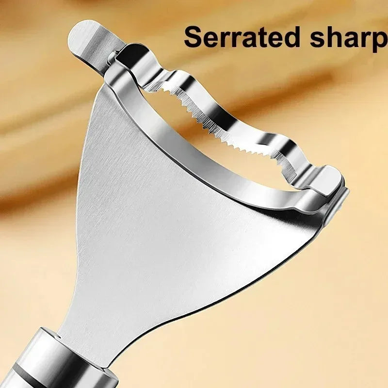 Stainless Steel Corn Stripper & Peeler – Ergonomic Corn Kernel Remover Tool