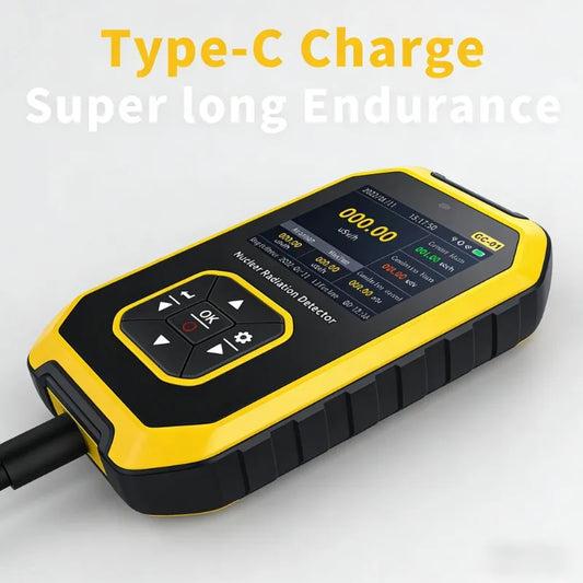 GC-01 Geiger Counter Nuclear Radiation Detector & Dosimeter Radiation Detector Peaceful Pleasures Health and Wellness