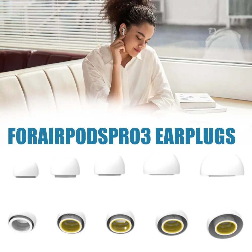 For AirPods Pro3 Earbuds Apple Earbuds Ear Tips Bluetooth Earbuds Ear Cushions Silicone Ear Tips Earphone Covers Peaceful Pleasures Health and Wellness
