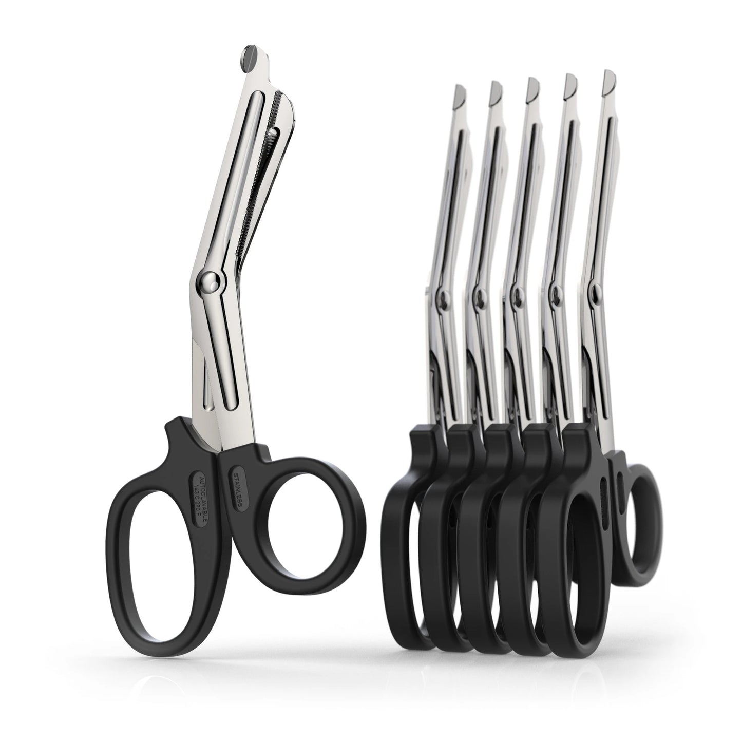 Survive Paramedic Medical Rescue Scissor Trauma Gauze IFAK Emergency First Aid Shear Outdoor Nurse Utility Camp Hike Home Tijera Peaceful Pleasures Health and Wellness 5pcs