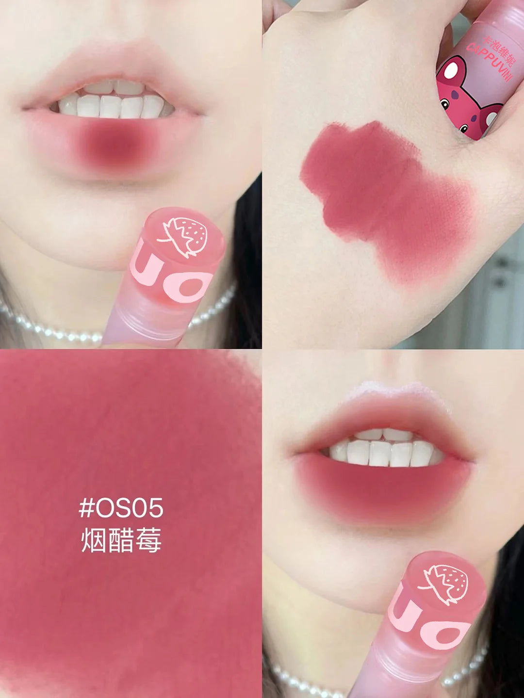 ZYXUAQIR Peach Pink Matte Liquid Lipstick | Velvet Lip Gloss