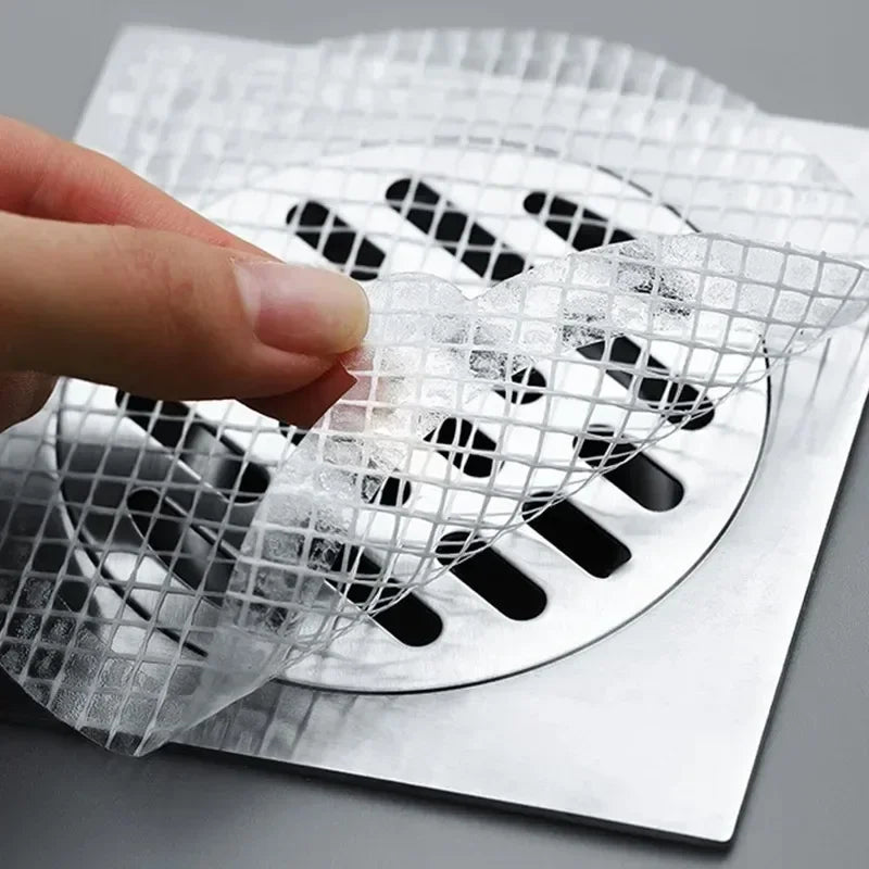 Shower Drain Hair Catcher Sticker Filter – 5 to 30 Pack