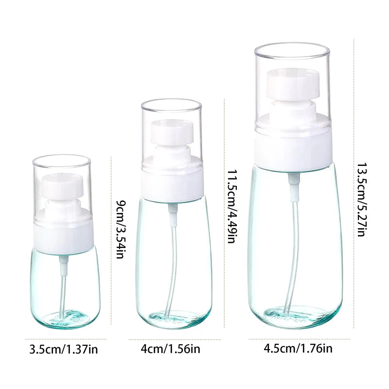30ml/60ml/100ml Fine Mist Spray Bottle Plastic Bottl Lotion Pump Travel Perfume Water Bottles Refill Peaceful Pleasures Health and Wellness
