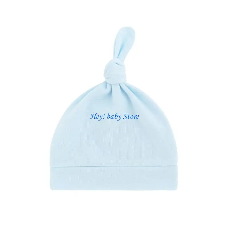 Soft Cotton Knotted Baby Hat – Newborns & Infants 0–24M