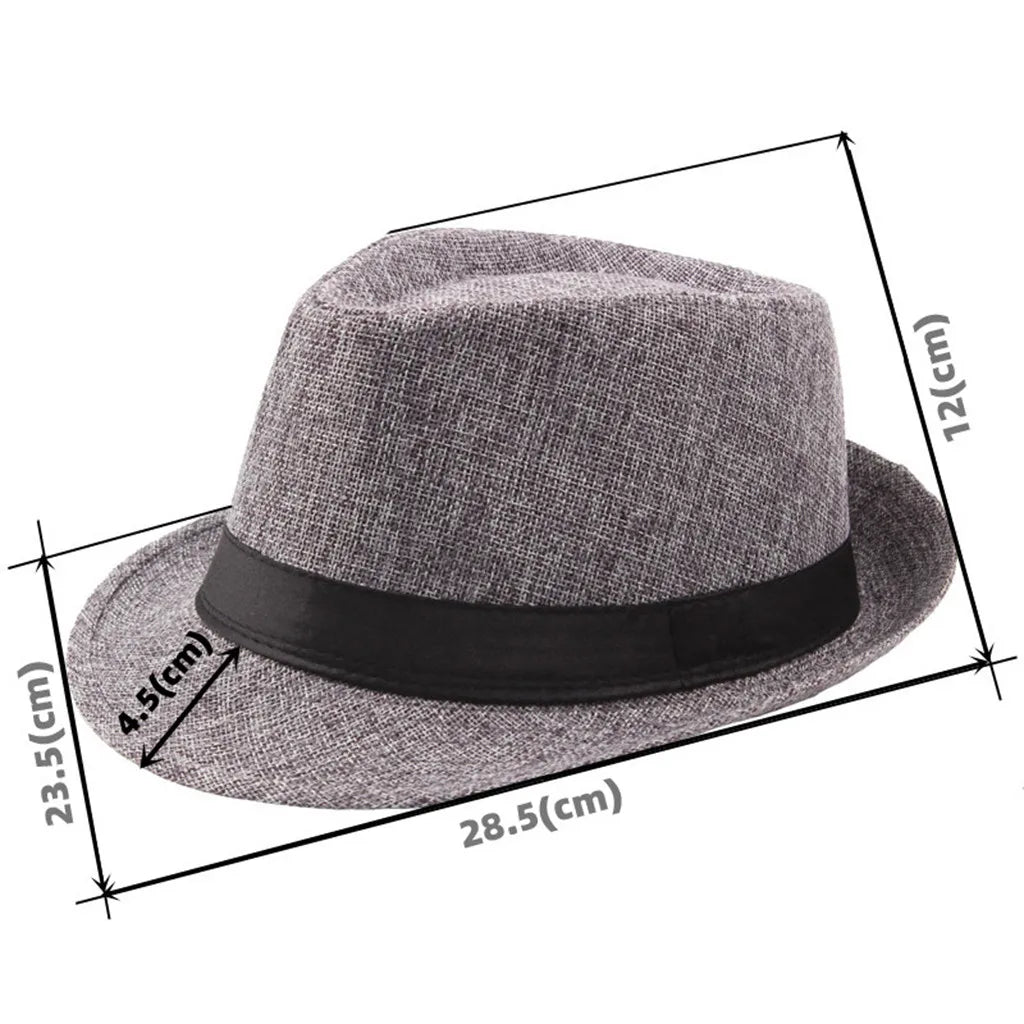 Cycling Caps Men Kids Jazz Hat Old Man Cap Short Brim Solid Color Cuban Cap Panama Hat Breathable Fedora Hat Casual Straw Peaceful Pleasures Health and Wellness