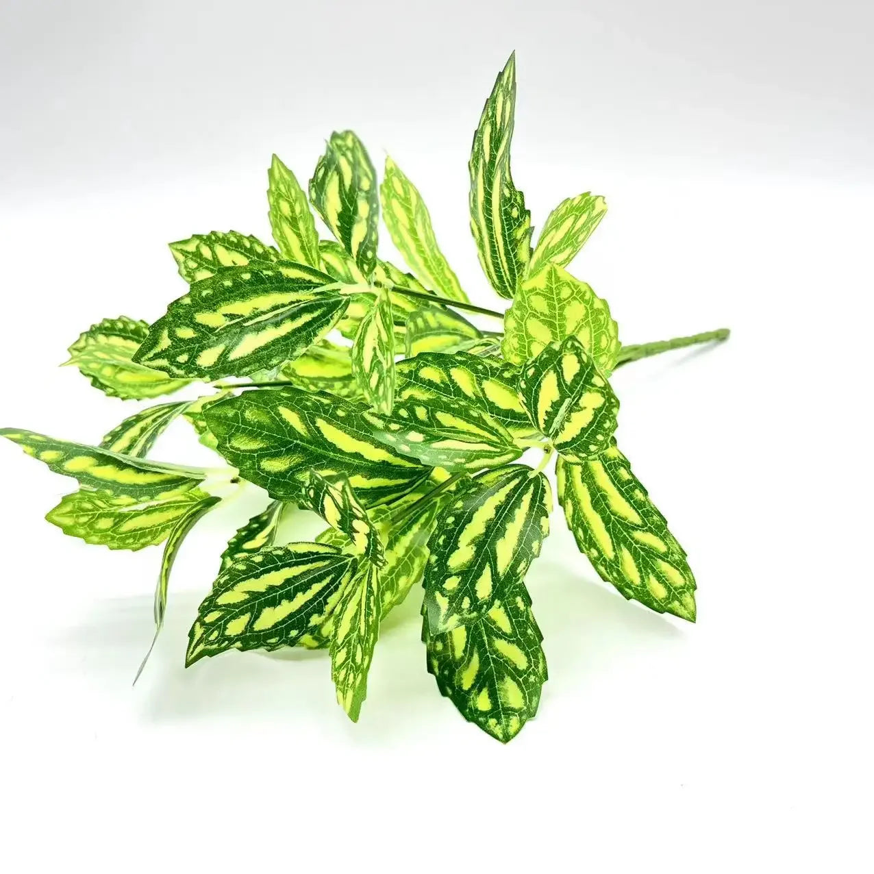 Artificial Silk Taro & Dieffenbachia Leaf Plant – Home Decor