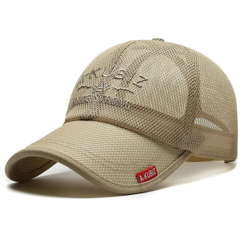 Summer Hats Men Women Mesh Baseball Caps Fashion Embroidered Visor